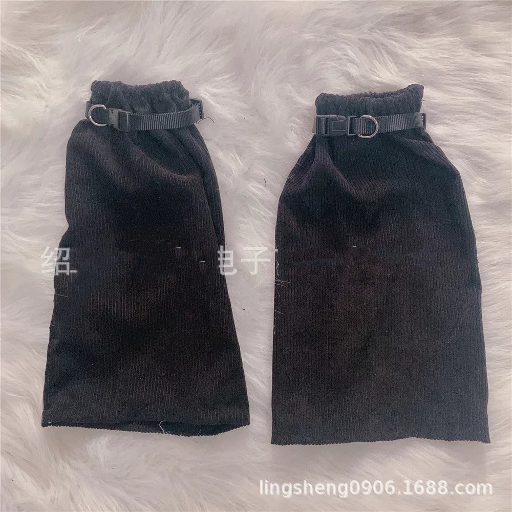Harajuku Fashion White Black Gray Leg Warmers 28966:339340