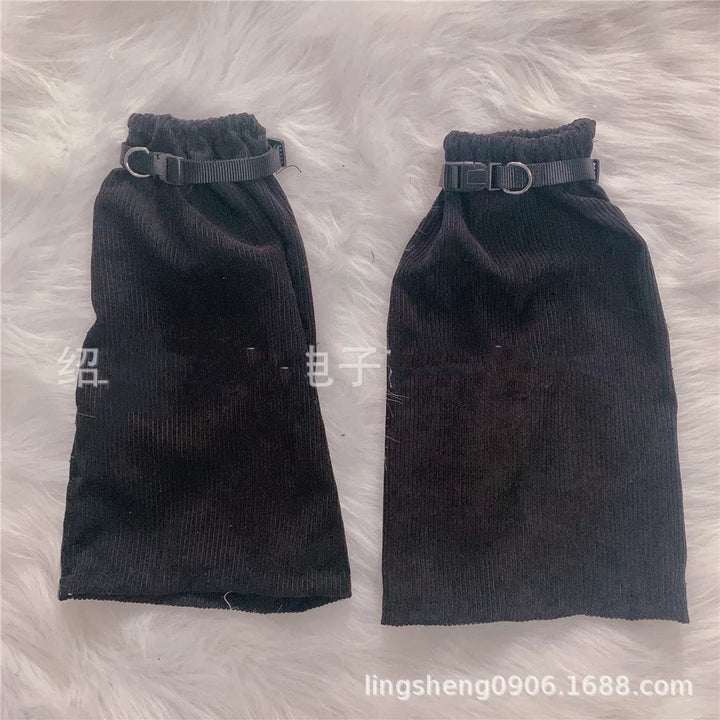Harajuku Fashion White Black Gray Leg Warmers 28966:339340
