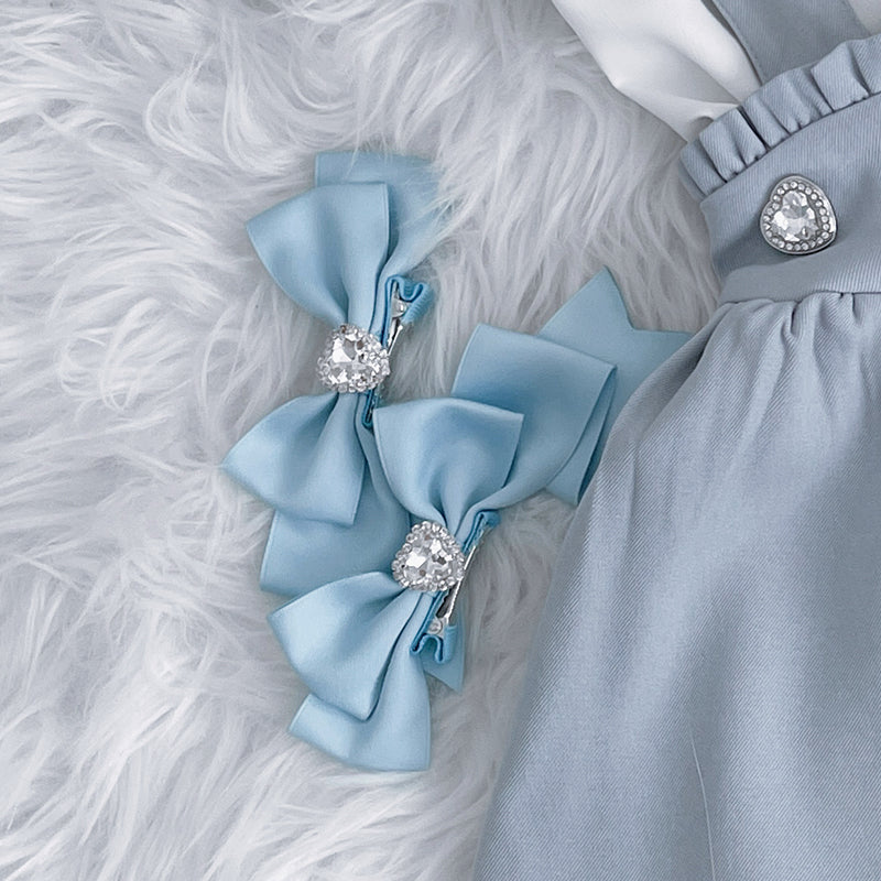Jirai Kei White Blouse, Suspender Skirt (L M S) 21838:313818