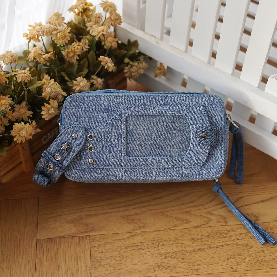 Gyaru Ita Bag Brick-like Crossbody Bag Motorcycle Handle Bag 41756:712990