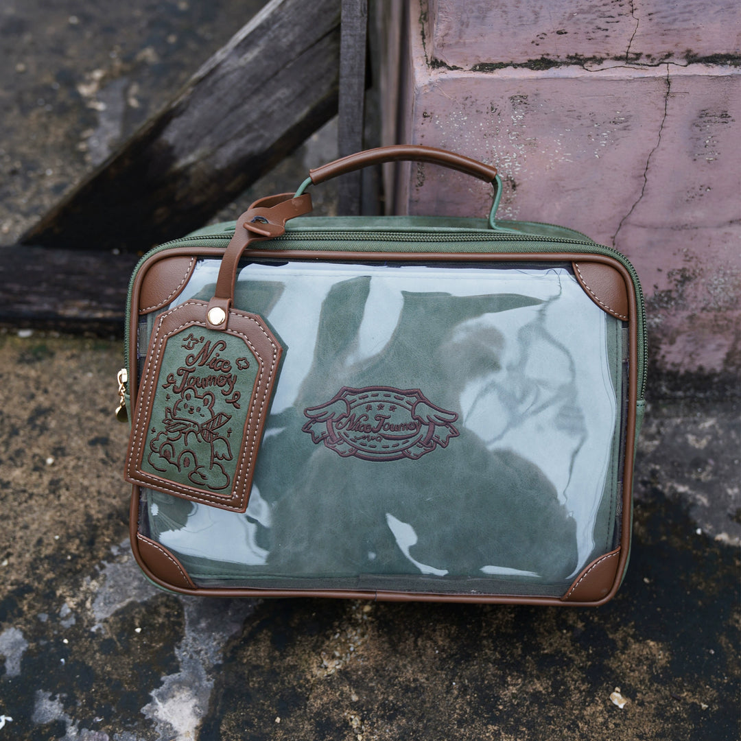 Kawaii Ita Bag Crossbody Shoulder Bag Vintage Square Bag (Green) 35278:491624