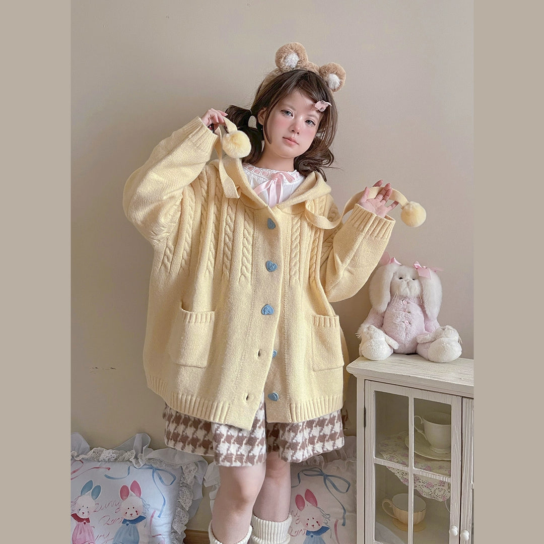 Kawaii Oversized Cardigan Sweater Coat Multicolor 22652:345720