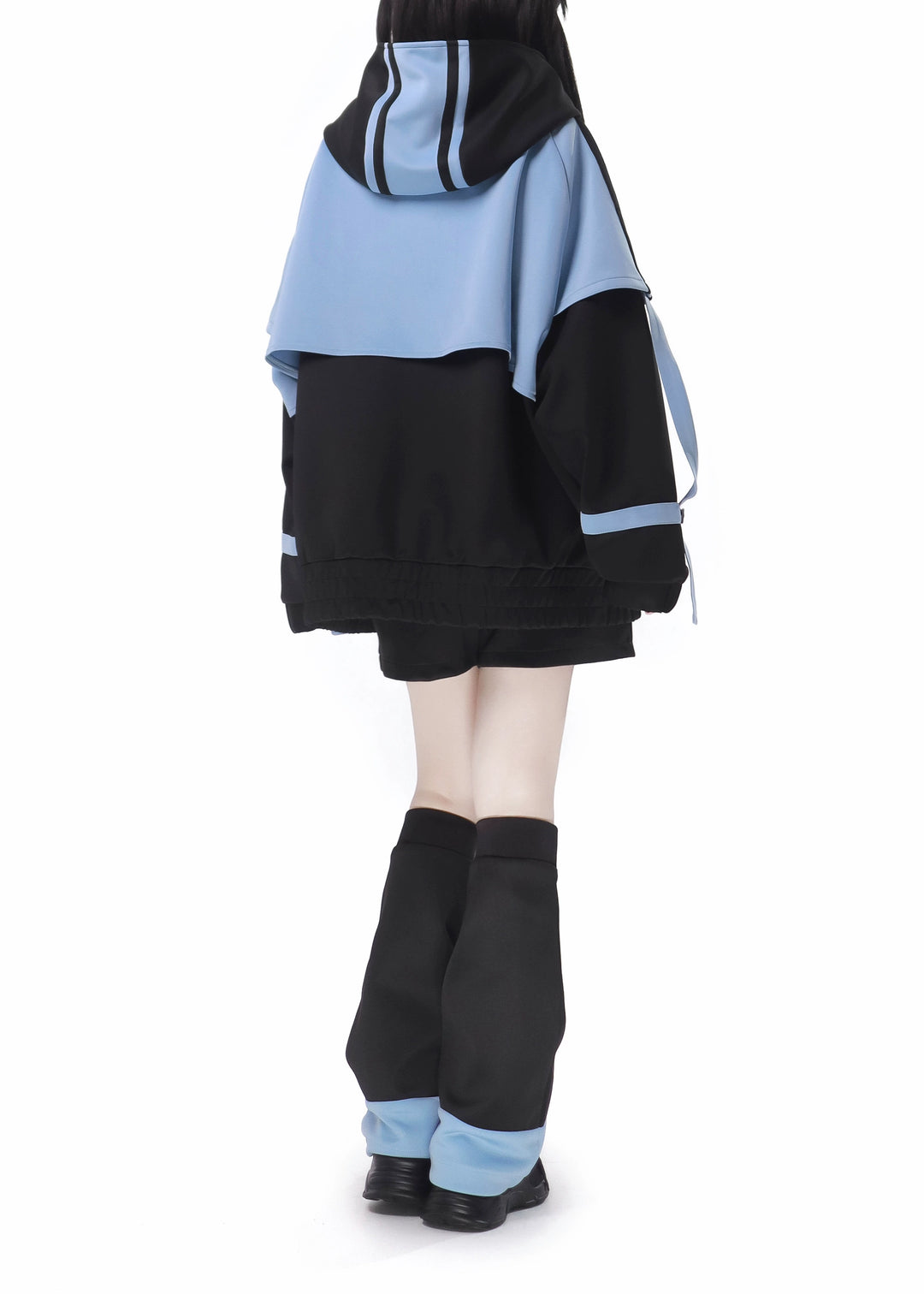 Subcul Jirai Kei Outfit Set With Moon & Star Print 34496:465528
