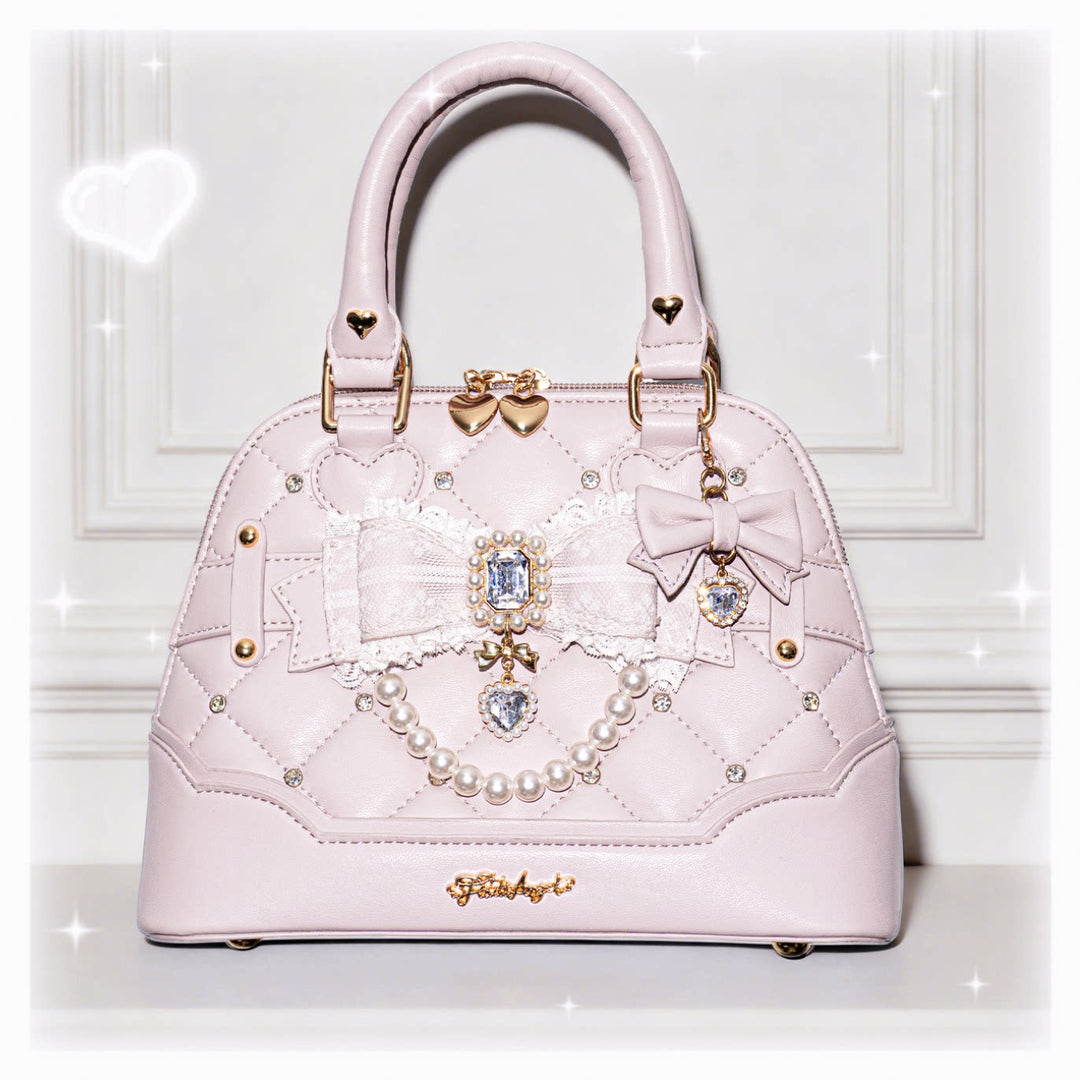 Shell-Shaped Ryousangata Hand Bag, Detachable Shoulder Strap 44773:823283