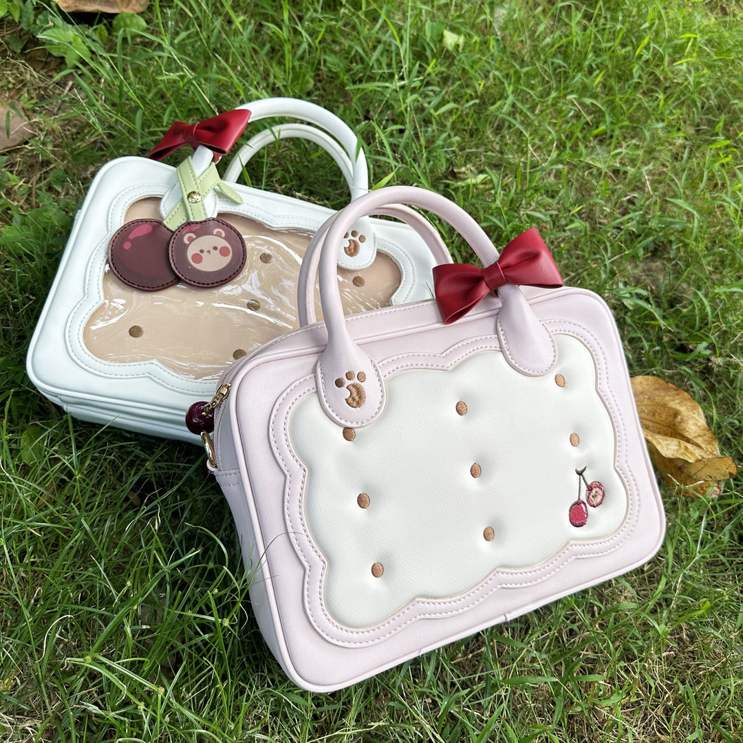 Kawaii Ita Bag Bow Bag Cherry Bear Cookie Crossbody Bag 21908:331398
