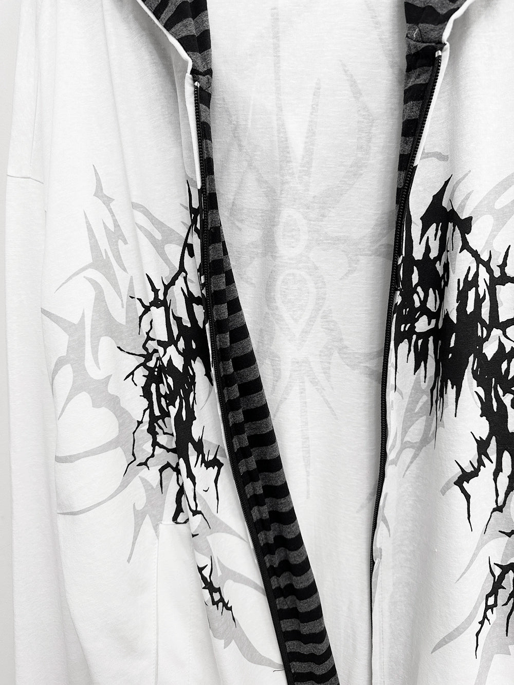 Cotton Jirai Kei Jacket, Hooded Summer Outerwear 43224:771652