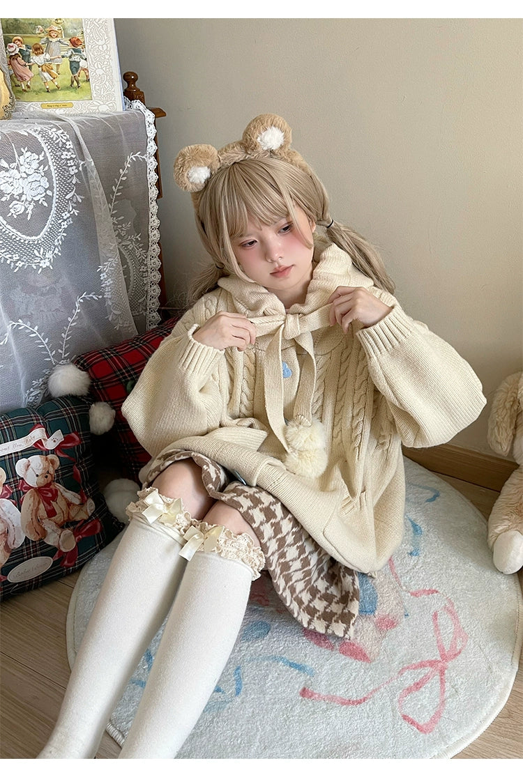Kawaii Oversized Cardigan Sweater Coat Multicolor 22652:345798
