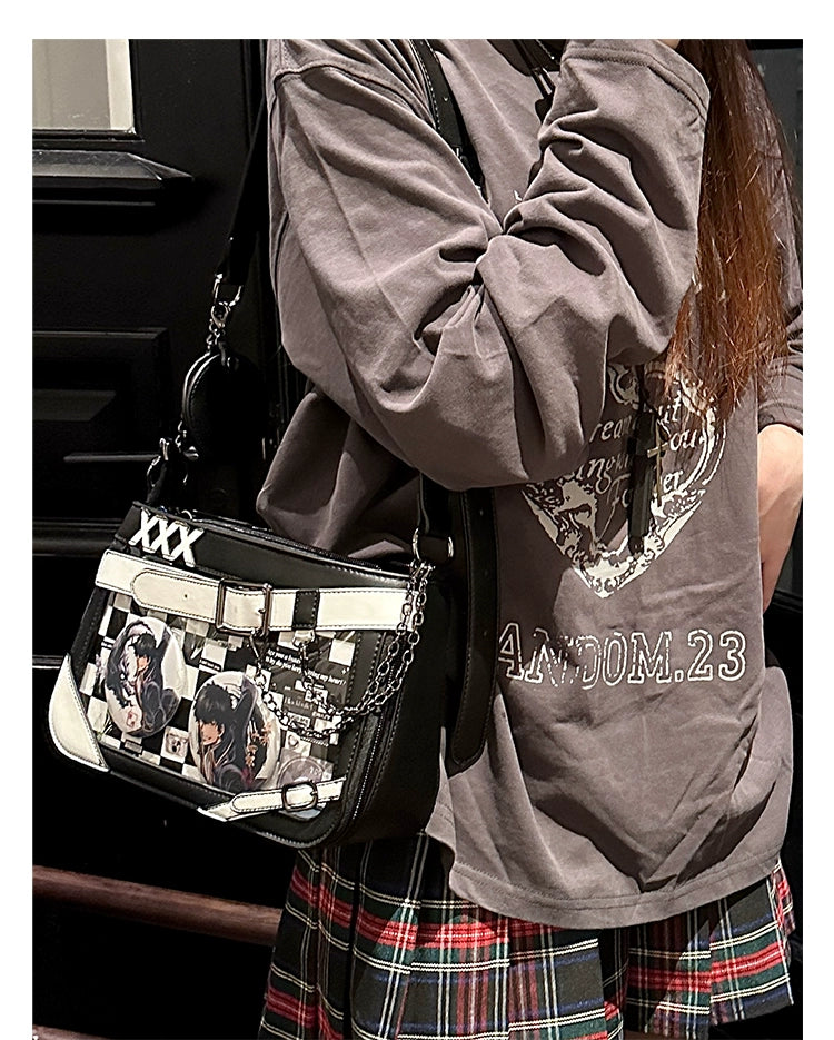 Daily Subcul Ita Bag With Adjustable Strap/Anime Show Area 43235:772046