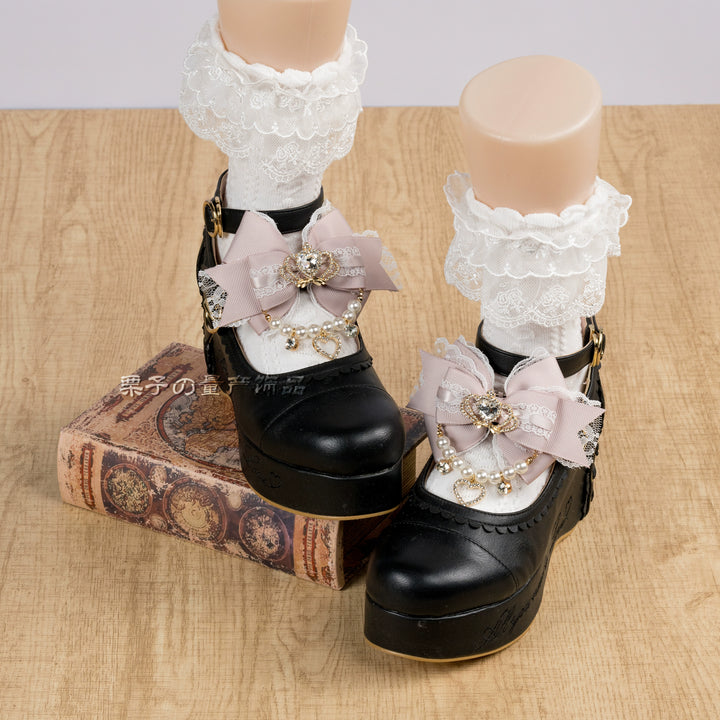 Lace Jirai Kei Shoe Clips, Hair Clips 44009:793146
