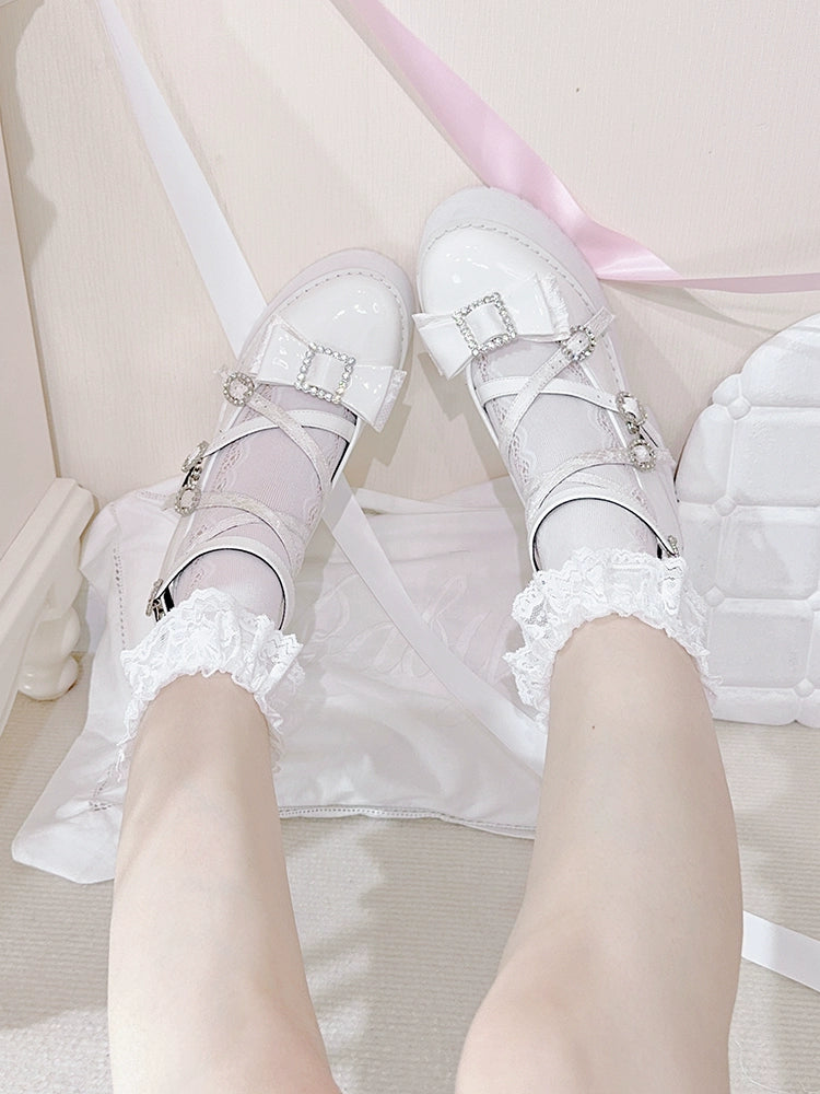 Jirai Kei Platform Shoes High Heels Shoes Muffin Shoes 40872:697514