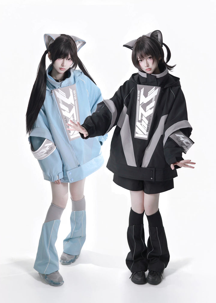 Tenshi Kaiwai Outfit, Windproof Jacket with Fleece Underlayer 44467:809421