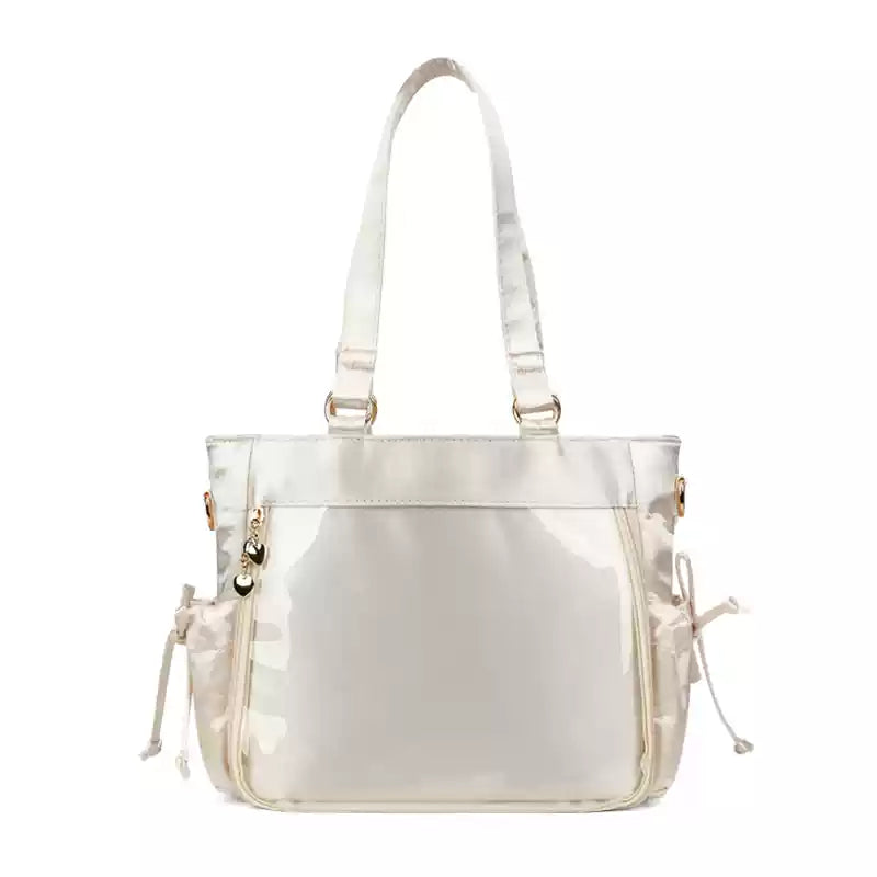 Large Capacity Ita Bag Satin Shoulder Bag Commute Tote Bag 41162:699720