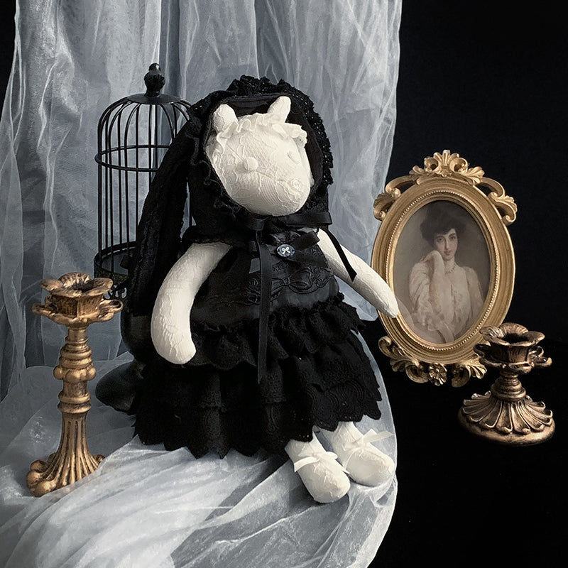 Ruffle Jirai Kei Dress | Shorts | Plush Doll Bag Each Sold Separately 42490:741946