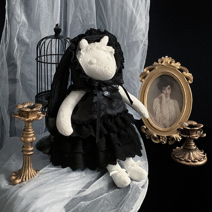 Jirai Kei Hoodie Jacket with Detachable Animal Ears & Doll Bag 42491:742001
