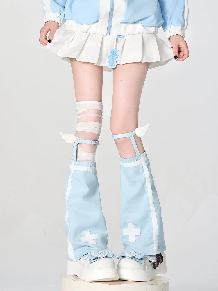 Tenshi Kaiwai Leg Warmers Leg Sleeves Knee Socks 38252:582412