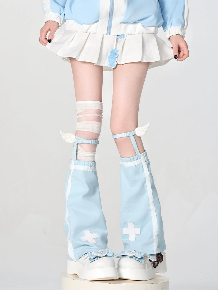 Tenshi Kaiwai Leg Warmers Leg Sleeves Knee Socks 38252:582412
