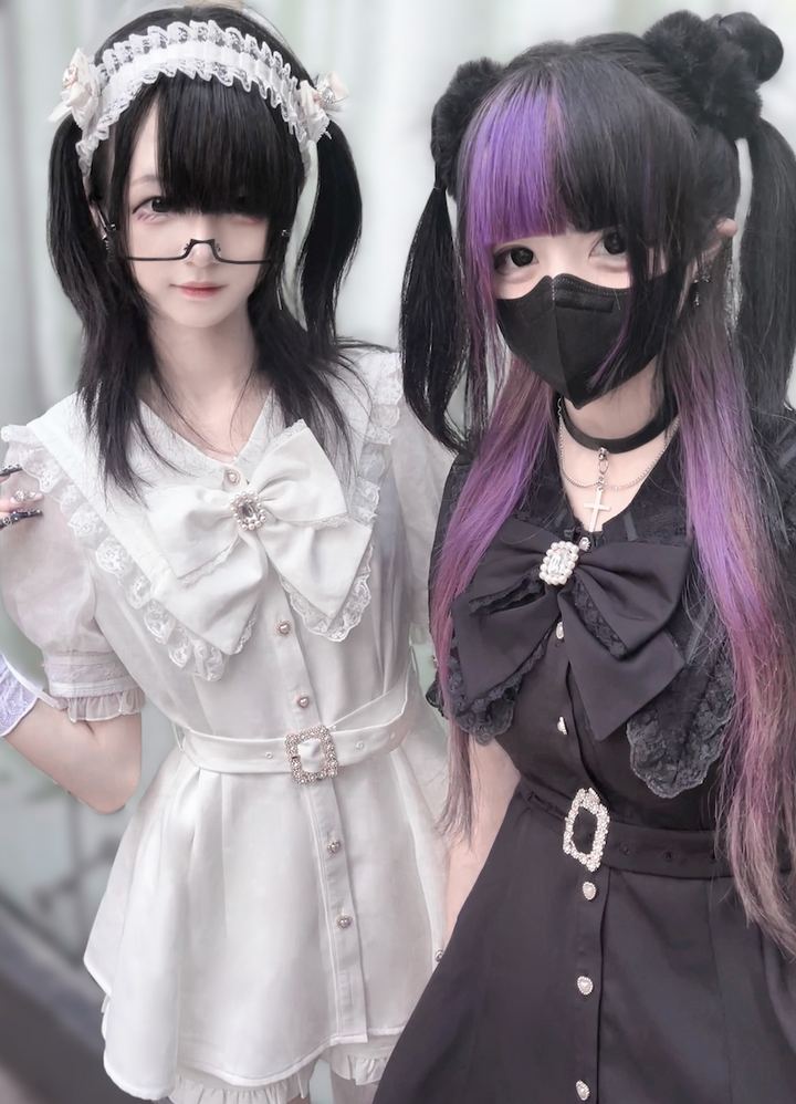 Jirai Kei Dress And Shorts Waist-cinching Set Up 37548:563514