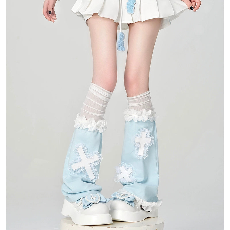 Tenshi Kaiwai Leg Warmers Leg Sleeves Knee Socks 38252:582402