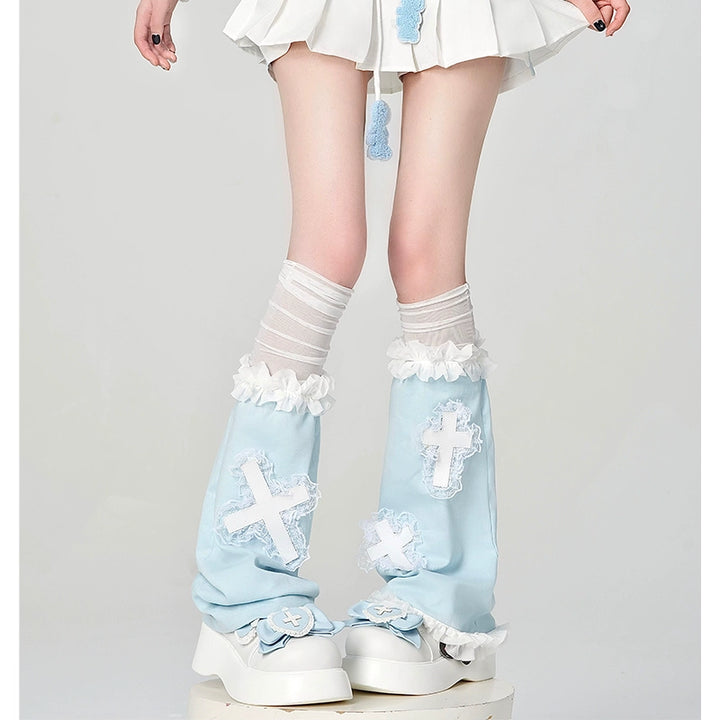 Tenshi Kaiwai Leg Warmers Leg Sleeves Knee Socks 38252:582402