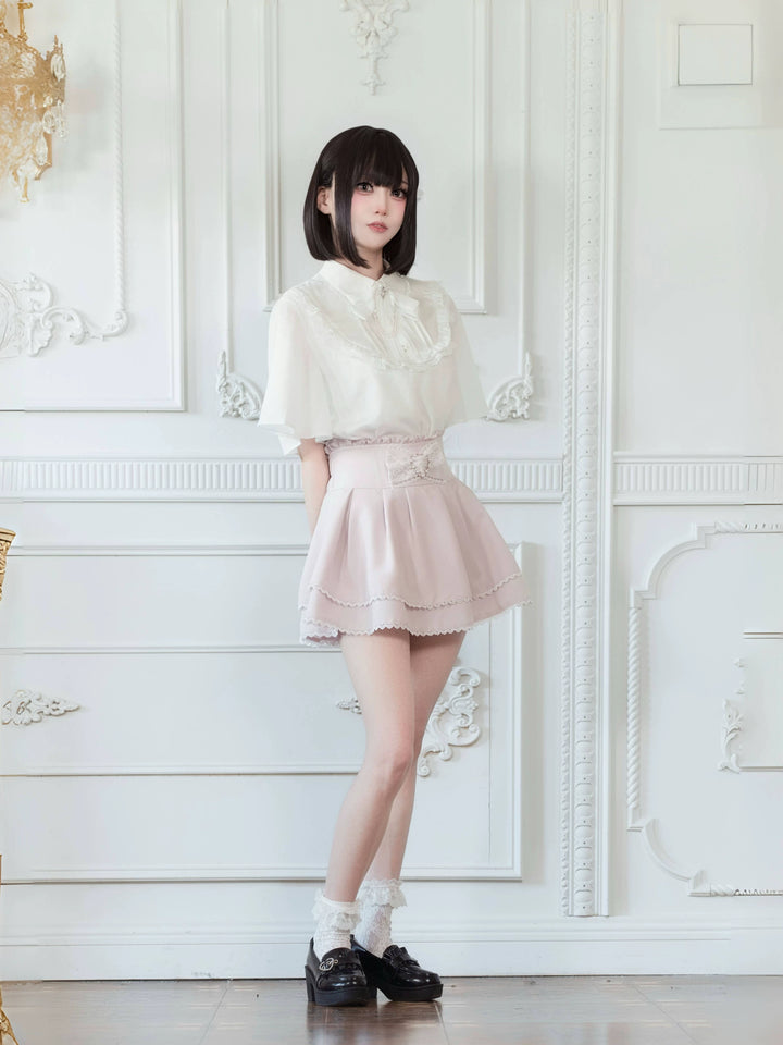 Ryousangata Skirt Outfit, Tencel Blouse 44750:821917