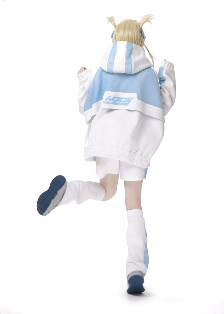Tenshi Kaiwai Hooded Sportwear Coat Set 34494:466752