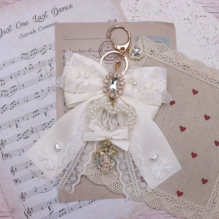 Jirai Kei Key Chain & Bag Charm, Rhinestone Decoration 45074:837222