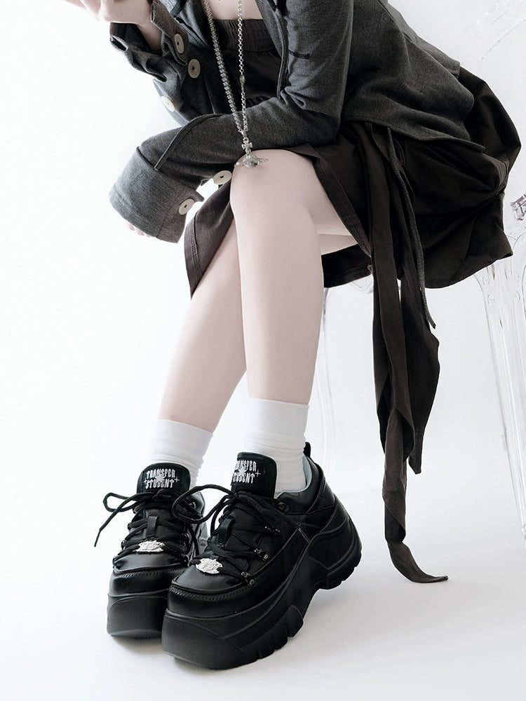 Jirai Kei High Platform Shoes, Casual Sneakers 44006:793192