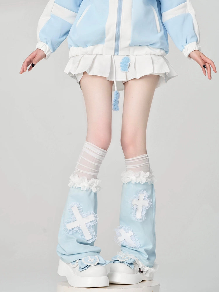 Tenshi Kaiwai Leg Warmers Leg Sleeves Knee Socks 38252:582414