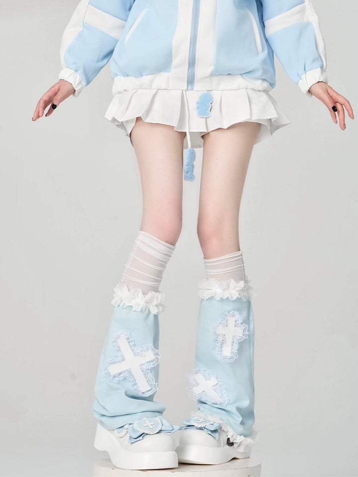 Tenshi Kaiwai Leg Warmers Leg Sleeves Knee Socks 38252:582414