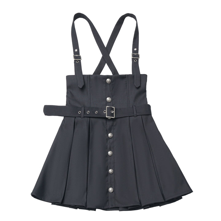JK Uniform Striped Blazer, Blouse and Pleated Skirt (L M S) 44171:800180