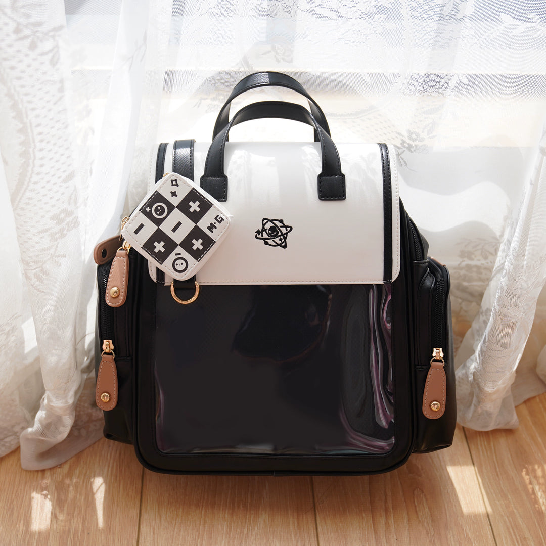 Kawaii Ita Bag School Backpack Large Capacity (Black) 35276:491522