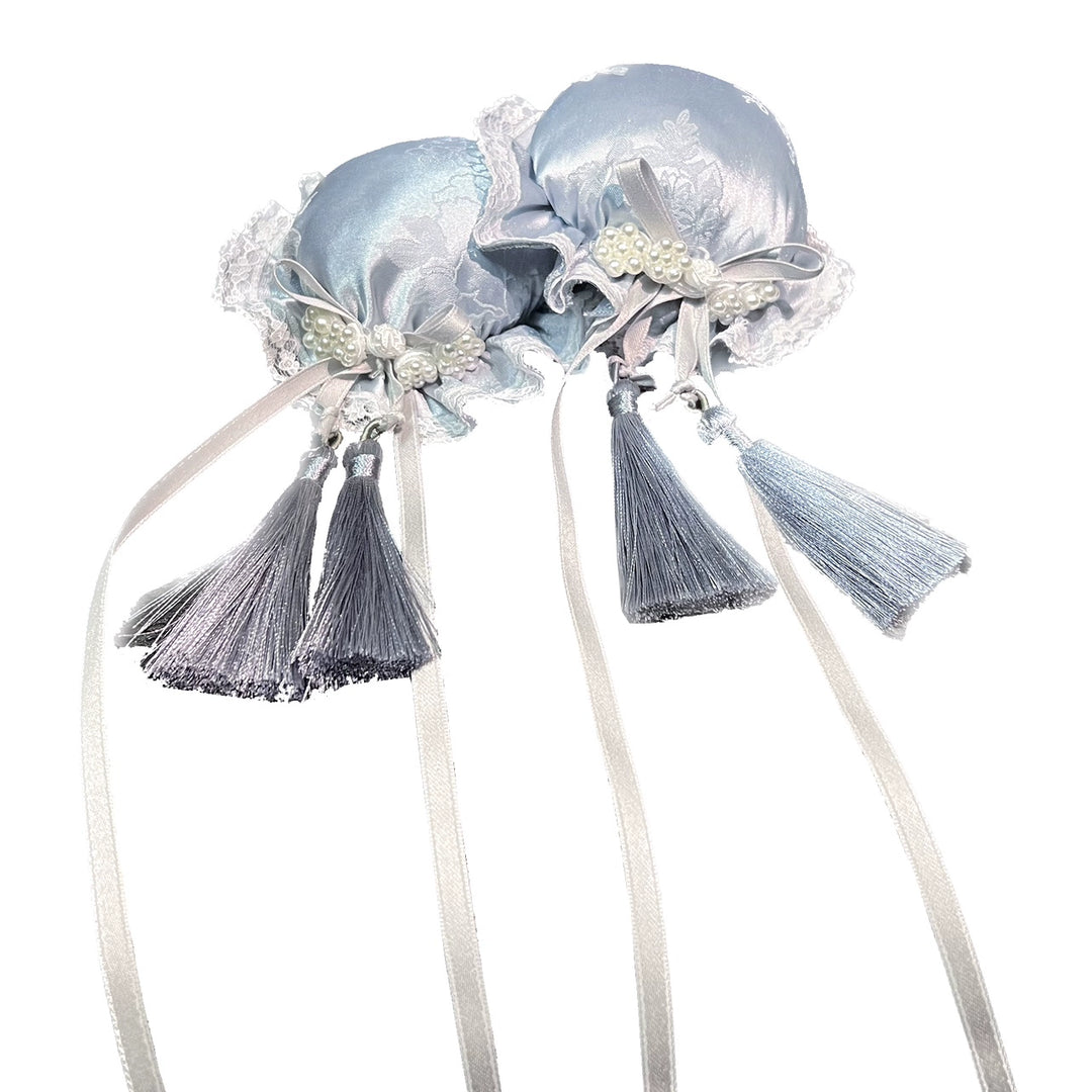 Jirai Kei Headdress Chinese Style Lace Tassels Headpiece 35874:508988 35874:508988