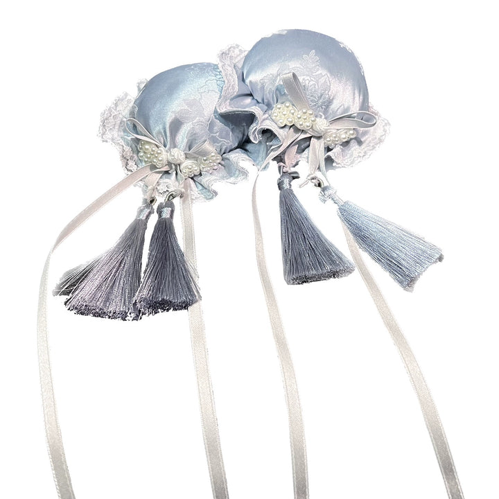 Jirai Kei Headdress Chinese Style Lace Tassels Headpiece 35874:508988 35874:508988