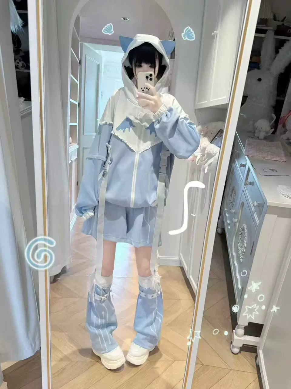 Tenshi Kaiwai Jacket and Shorts, Detachable Sleeves 44011:796990