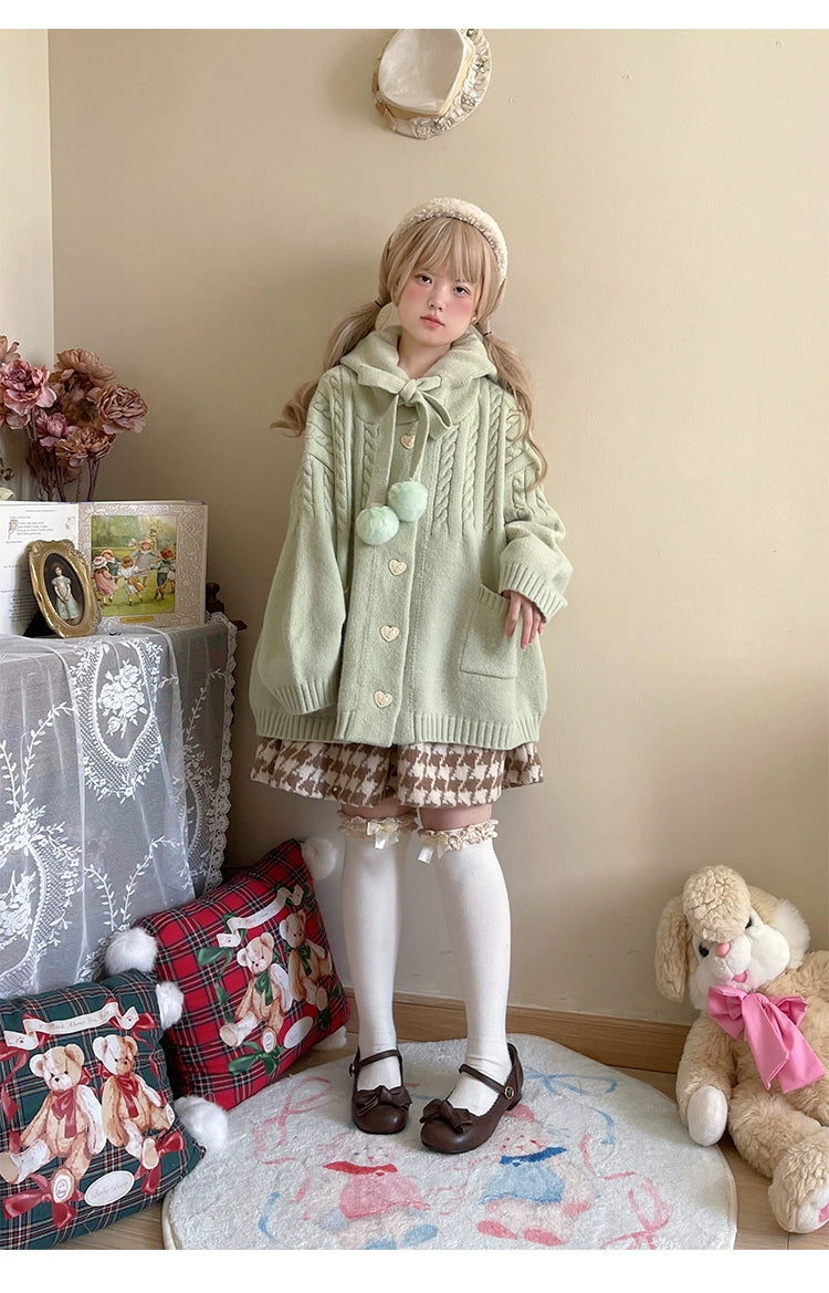 Kawaii Oversized Cardigan Sweater Coat Multicolor 22652:345764