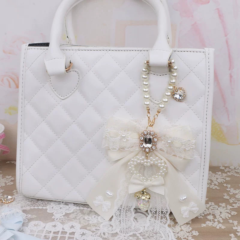 Jirai Kei Key Chain & Bag Charm, Rhinestone Decoration 45074:837235