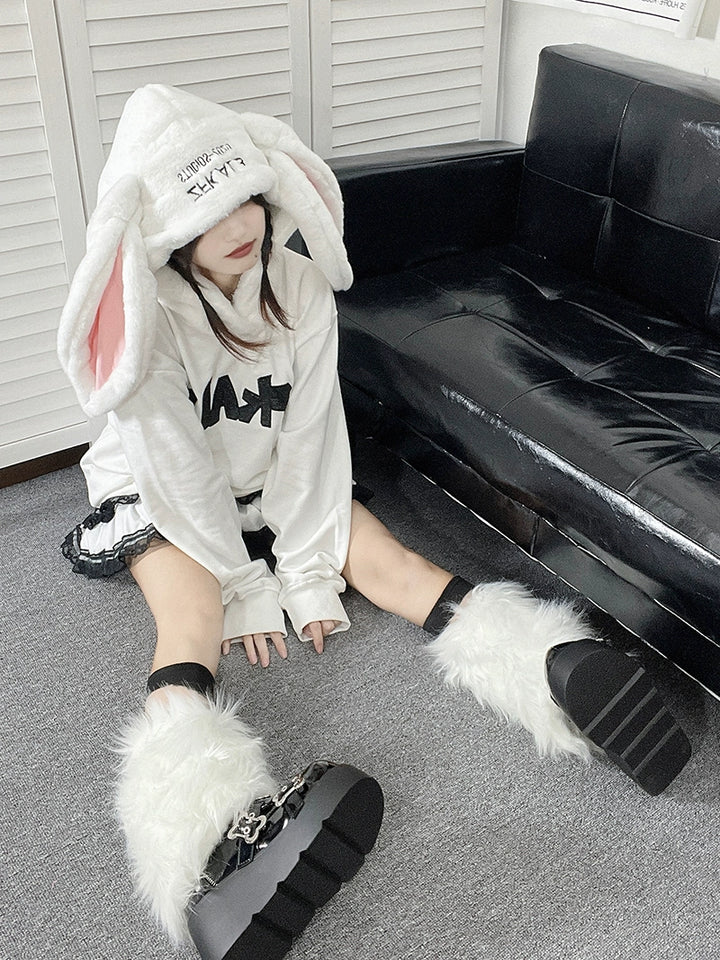 Y2K Punk Shoes Platform Shoes Slip-on Cowhide Shoes 29722:368418