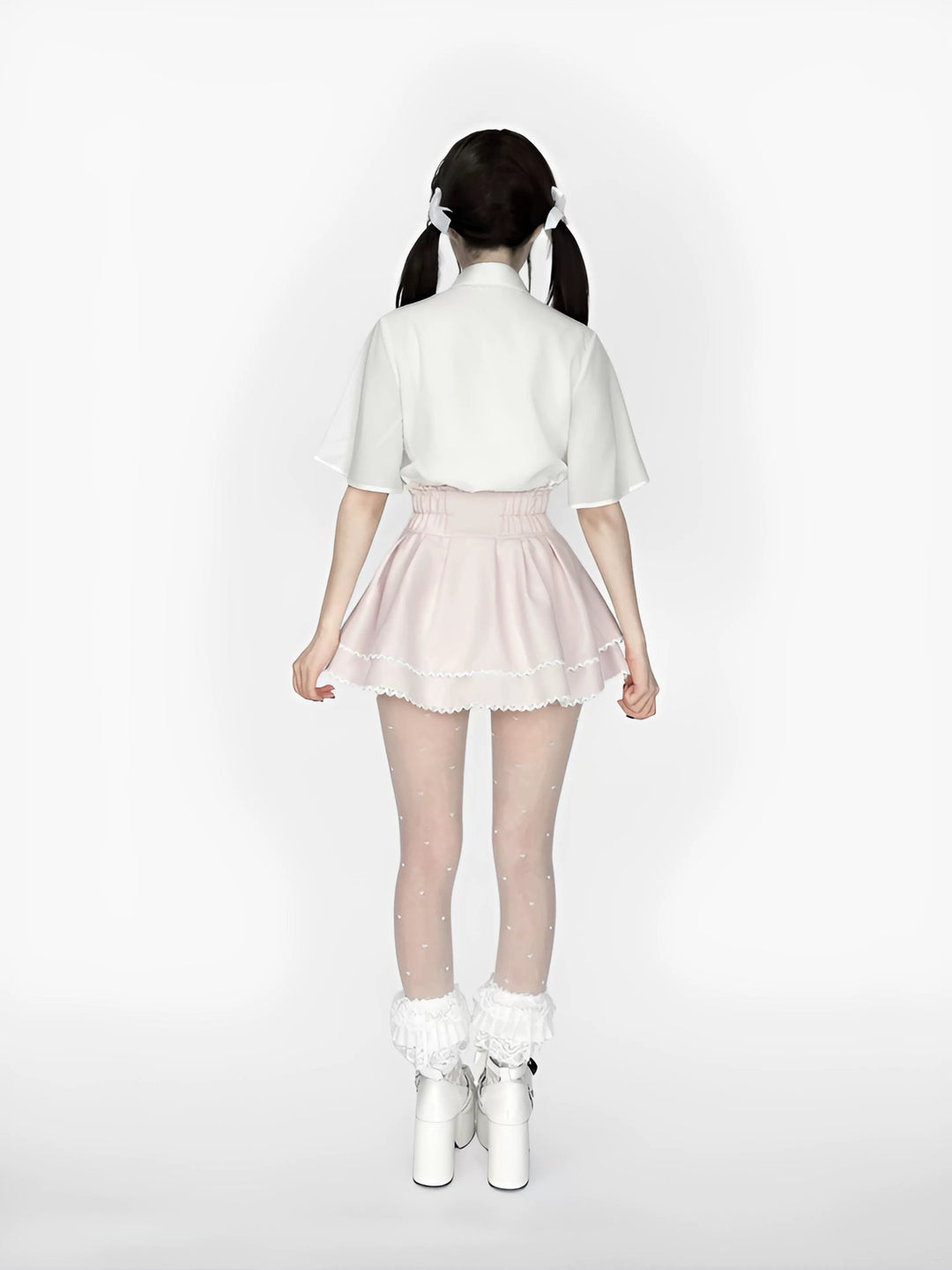 Ryousangata Skirt Outfit, Tencel Blouse 44750:821916