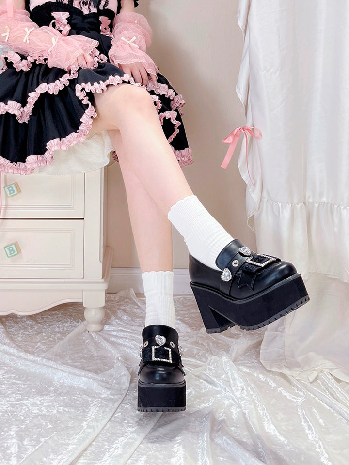 Jirai Kei Shoes Subculture Platform Shoes 35270:490542