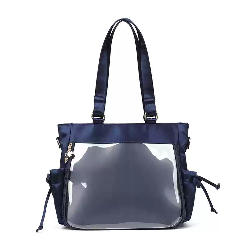 Large Capacity Ita Bag Satin Shoulder Bag Commute Tote Bag 41162:699682