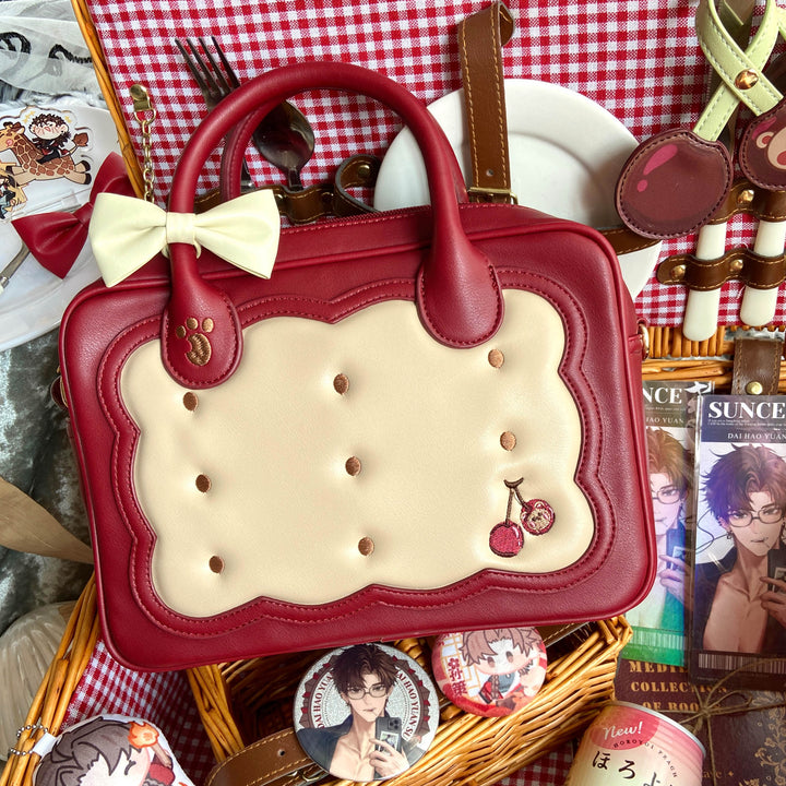 Kawaii Ita Bag Bow Bag Cherry Bear Cookie Crossbody Bag 21908:331420