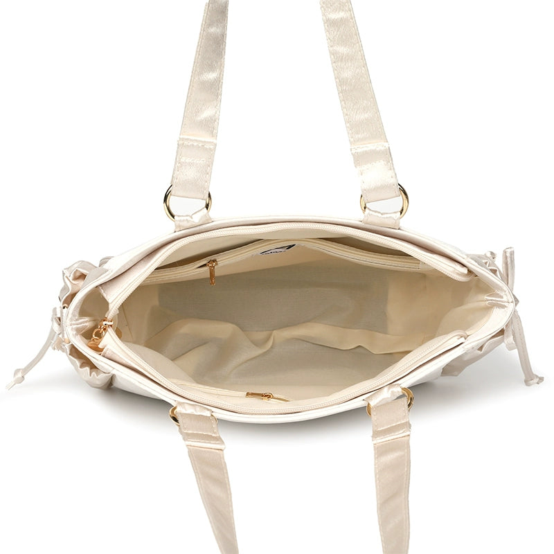 Large Capacity Ita Bag Satin Shoulder Bag Commute Tote Bag 41162:699656