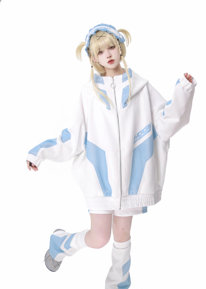 Tenshi Kaiwai Hooded Sportwear Coat Set 34494:466750