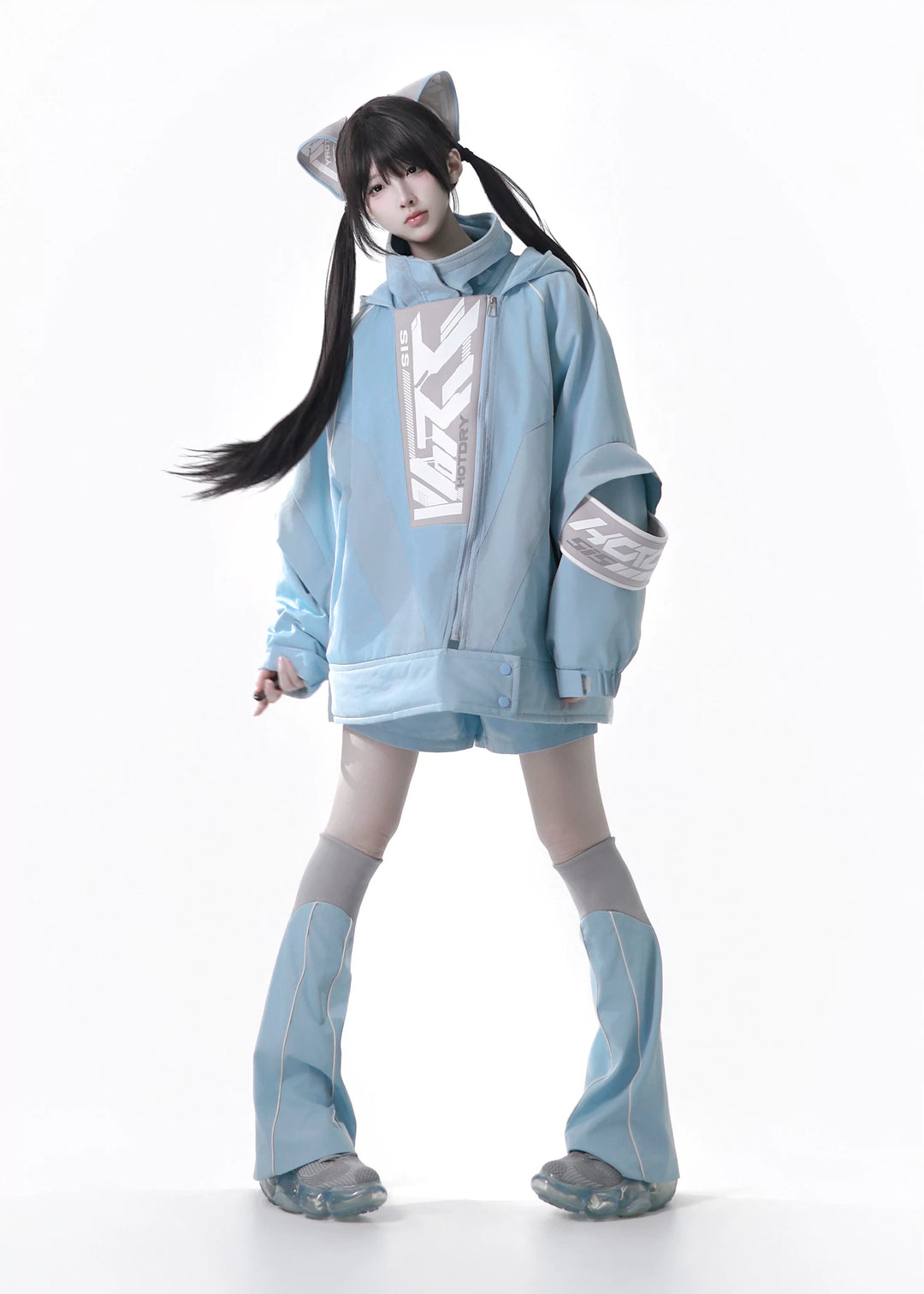 Tenshi Kaiwai Outfit, Windproof Jacket with Fleece Underlayer (L M XL) 44467:809435