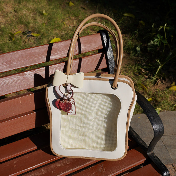 Kawaii Ita Bag Toast Ita Bag With Shoulder Cotton Dolls Bag 21914:787832