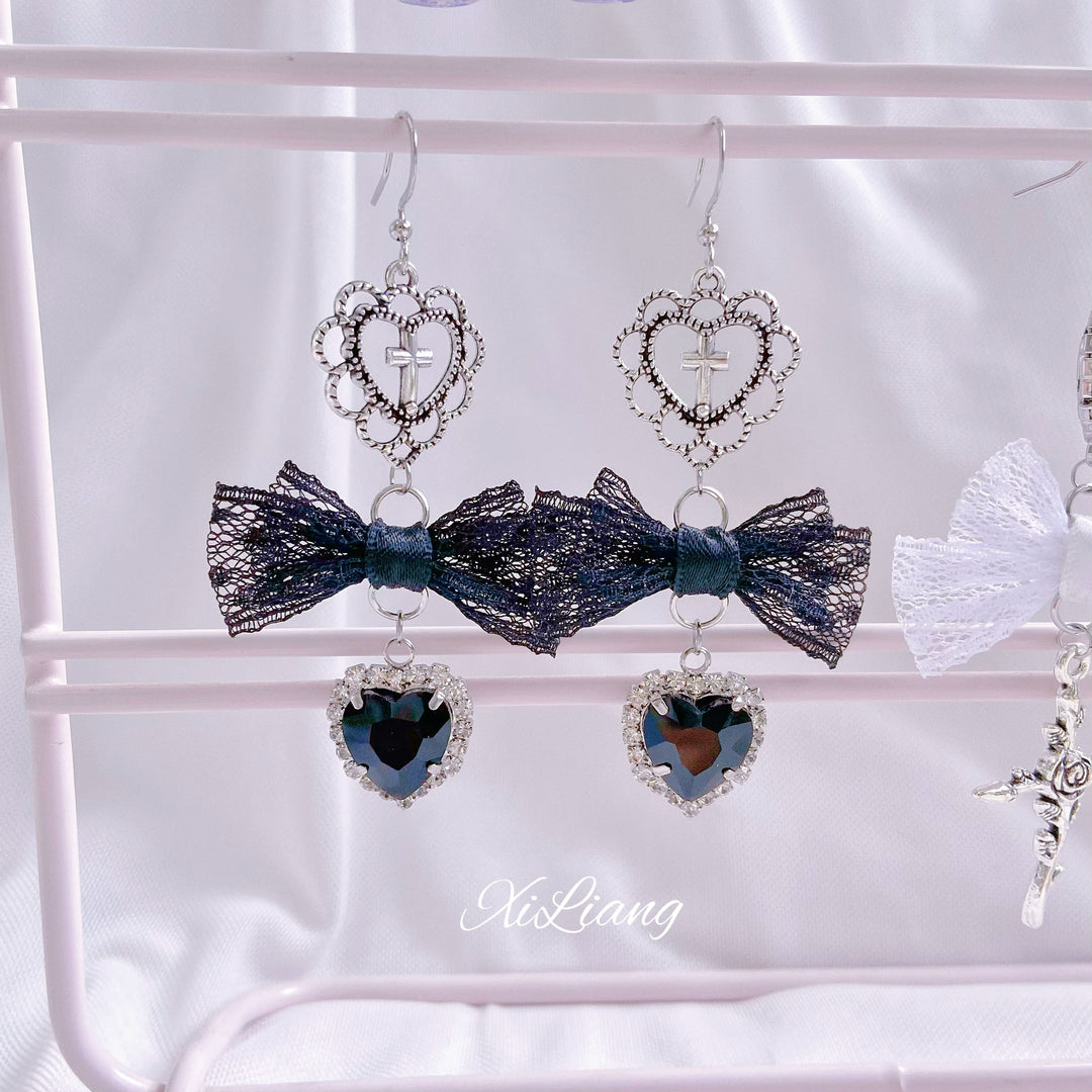 Jirai Kei Earrings Handmade Ear Hook Ear Clip 41742:712328