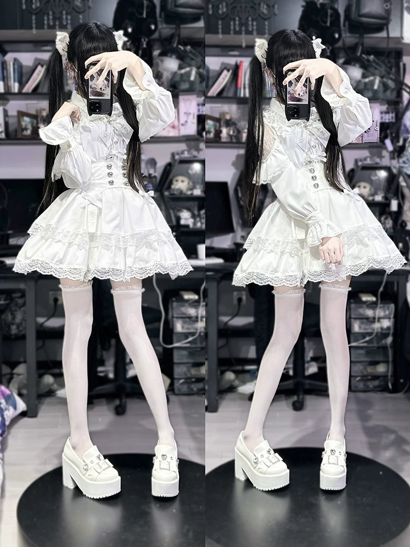 Jirai Kei Shoes Subculture Platform Shoes 35270:490566