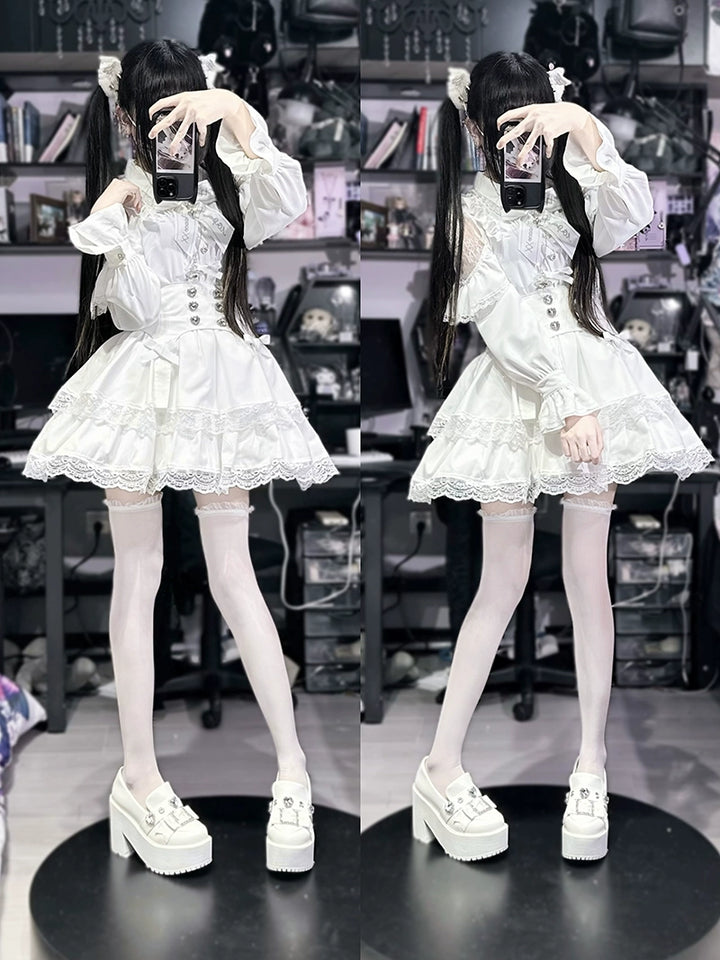 Jirai Kei Shoes Subculture Platform Shoes 35270:490566