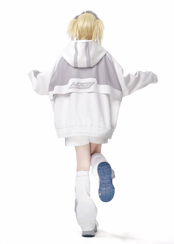 Tenshi Kaiwai Hooded Sportwear Coat Set 34494:466726