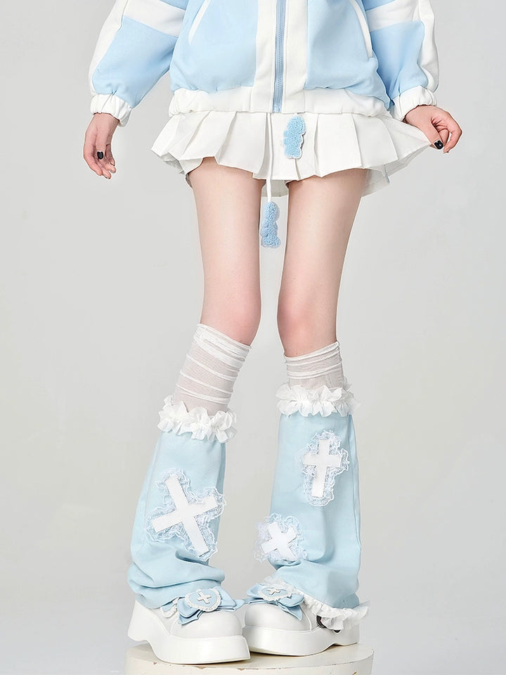 Tenshi Kaiwai Leg Warmers Leg Sleeves Knee Socks 38252:582394